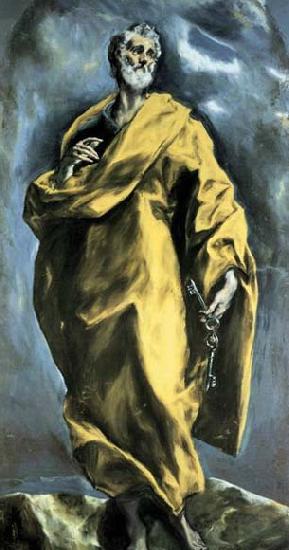 GRECO, El Saint Peter oil painting image